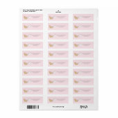 Pastel Kerst Eenhoorn Sinterklaas slee  Etiket (Full Sheet)