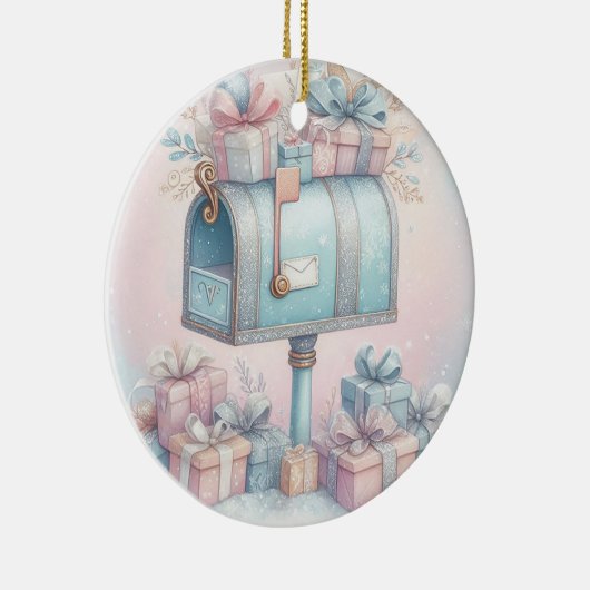 Pastel Kerst Ornament Mailbox en Cadeaus 8 (Rechts)