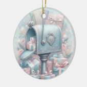 Pastel Kerst Ornament Mailbox en geschenken (Links)