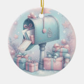 Pastel Kerst Ornament Mailbox en geschenken 3 (Voorkant)