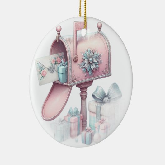 Pastel Kerst Ornament Mailbox en geschenken 6 (Rechts)