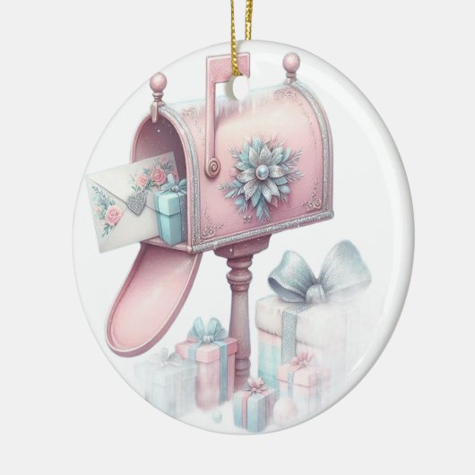 Pastel Kerst Ornament Mailbox en geschenken 6 (Links)