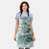  pastel  kerst Schort (Gedragen)