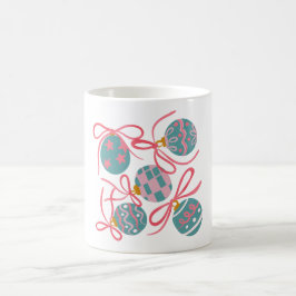 Pastel Kerstbal Mok