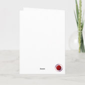 Pastel kerstboom feestdagen kaart (Achterkant)