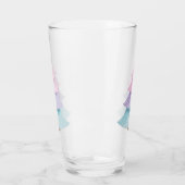 Pastel kerstboom glas (Links)