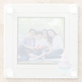 Pastel kerstboom glazen onderzetter (Achterkant)