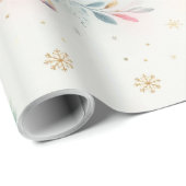 Pastel kerstboom inpakpapier (Rol Hoek)