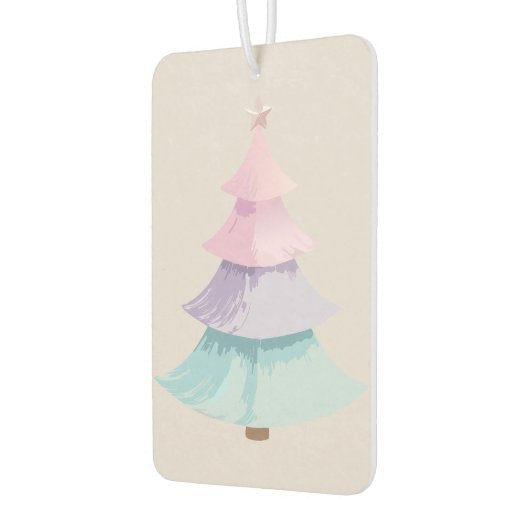 Pastel kerstboom luchtverfrisser (Links)