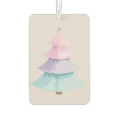 Pastel kerstboom luchtverfrisser (Achterkant)