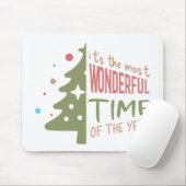 Pastel Kerstboom Muismat (Met muis)