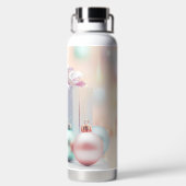 PASTEL KERSTFEest Cadeaubon EN BALLEN Waterfles (Achterkant)