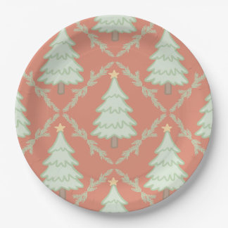 🎄 Pastel Kerstfeest Papieren Borden ✨ Bordje