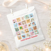 Pastel Kerstmis Countdown Advent Kalender 24 Gift Bedankzakje (Geknipt)