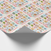 Pastel Kerstmis Countdown Advent Kalender 24 Gift Cadeaupapier (Hoek)