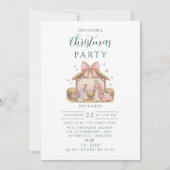 Pastel Kerstmis Geboorte Kaart (Voorkant)