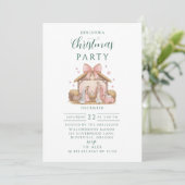 Pastel Kerstmis Geboorte Kaart (Staand voorkant)