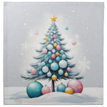Pastel Kerstmis Oversized Blauwe Roze Ornament