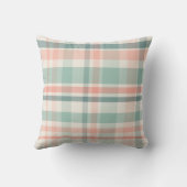 Pastel Kerstmis Plaid twee Kussen (Achterkant)