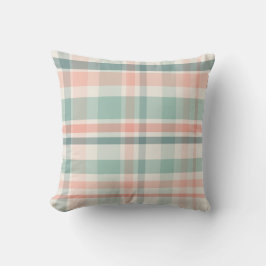 Pastel Kerstmis Plaid twee Kussen