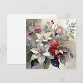 Pastel Kerstmis spray op maat Feestdagenkaart (Voorkant / Achterkant)