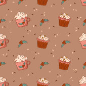 Pastel Kersttafelkleed Groovy 70s Cadeaubon Tafelkleed