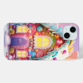  PASTEL KERSTVAKANTIE GINGERBREAD HUIS Case-Mate iPhone CASE (Achterkant (horizontaal))