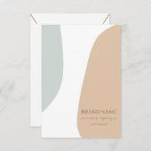 Pastel Ketting juwelenkaart Bedankkaart (Voorkant / Achterkant)