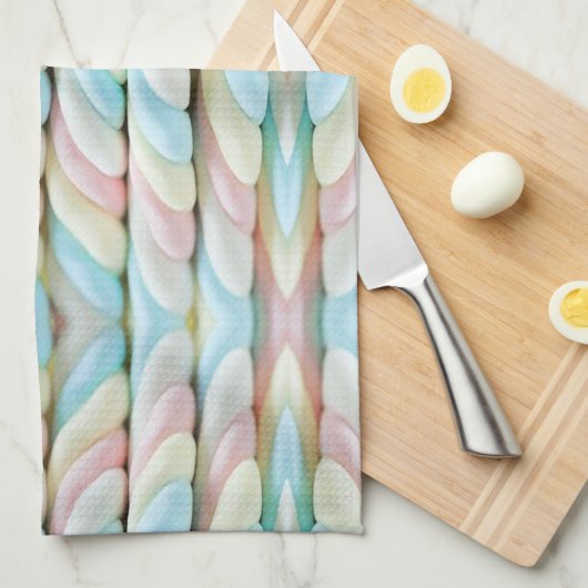 Pastel keuken handdoek (Quarter Fold)