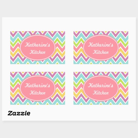 Pastel Keuken Stickers (Vel)