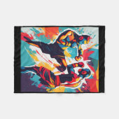 Pastel Kickboxing Navigator Concept  Fleece Deken (Voorkant (Horizontaal))