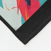 Pastel Kickboxing Navigator Concept  Fleece Deken (Hoek)