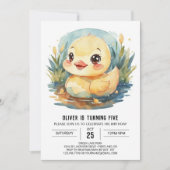 Pastel Kindereend Verjaardag Kaart (Voorkant)