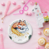 Pastel Kindervos Verjaardag Papieren Bordje (Feest)