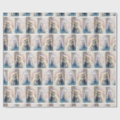 Pastel Kitten en Puppy Cadeaupapier (Vlak)