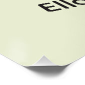 Pastel Kitty Birthday Celebration Cat Lover Art Perfect Poster (Hoek)