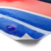 Pastel kleine huizen in zachte kleur, rustige kleu poster (Hoek)