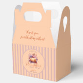 Pastel kleine pompoen is op de weg Baby shower Bedankdoosjes (Open)