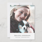 Pastel Kleur Auto's Foto Drive-by Graduation Party Kaart (Achterkant)