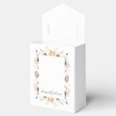 Pastel kleur Bloemen bruiloft Bedankdoosjes (Geopend)