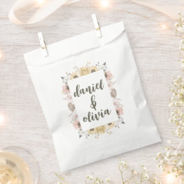 Pastel kleur Bloemen bruiloft Bedankzakje