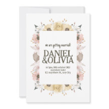 Pastel kleur Bloemen bruiloft