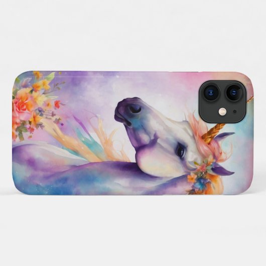 Pastel Kleur Eenhoorn Case-Mate iPhone Case (Achterkant (horizontaal))