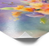 Pastel Kleur Eenhoorn Foto Afdruk (Hoek)