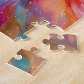 Pastel Kleur Eenhoorn Legpuzzel (Zijkant)