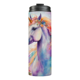 Pastel Kleur Eenhoorn Thermosbeker
