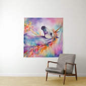 Pastel Kleur Eenhoorn Wandkleed (In Situ (horizontaal))