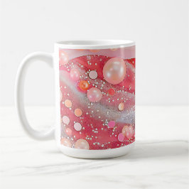 Pastel Kleur Glitter Pearl Print Leggings Koffiemok