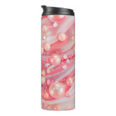 Pastel Kleur Glitter Pearl Print Thermosbeker (Geroteerd rechts)