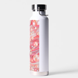 Pastel Kleur Glitter Pearl Print Waterfles